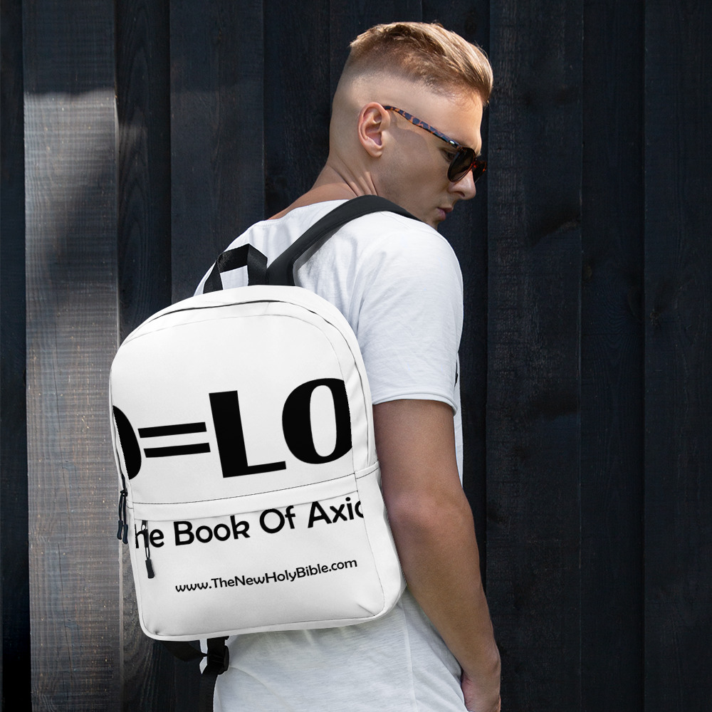 GOD = LOGIC Book of Axiom Backpack