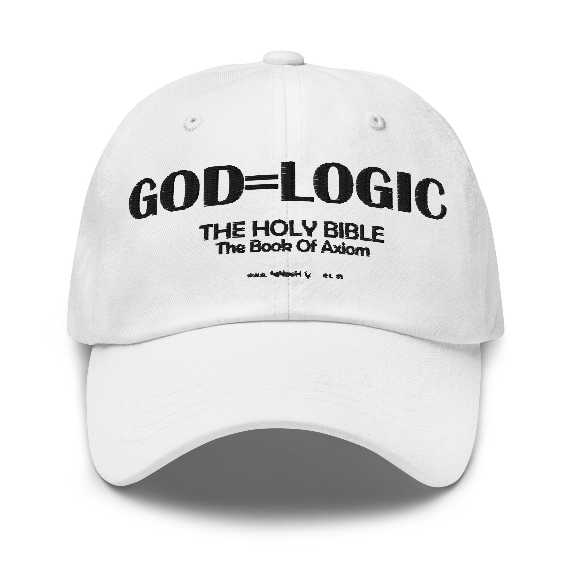 GOD = LOGIC Dad Hat