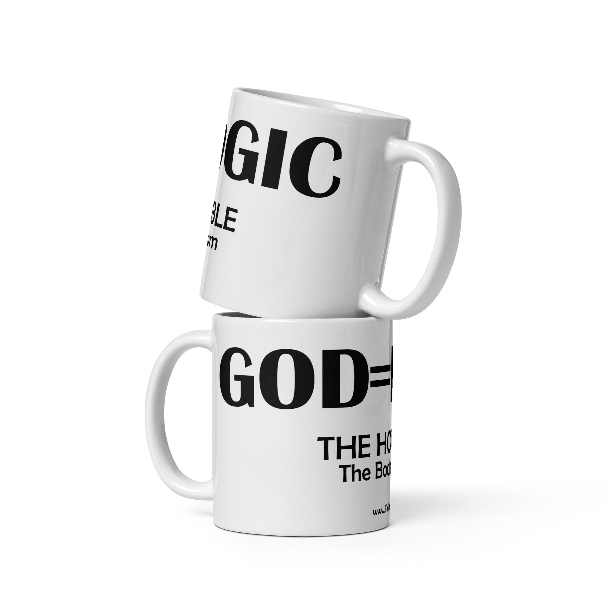 GOD = LOGIC Book of Axiom Mug